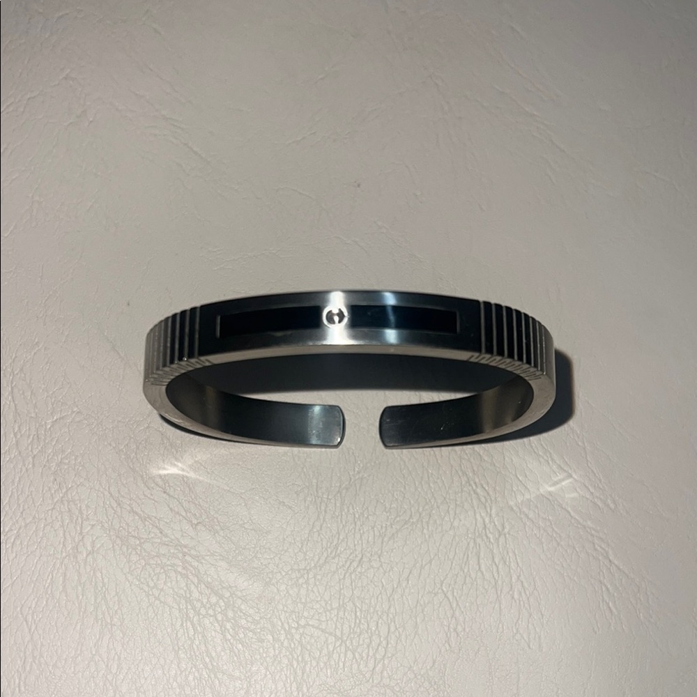 Men's Black Steel Bracelet